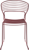 Gartenstuhl 2er Set PISTOIA Metall Rot Bild 5