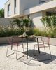 Gartenstuhl 2er Set PISTOIA Metall Rot Bild 3
