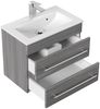 Badmöbel Mars 600 SlimLine SoftClose silbereiche : Silbereiche Bild 2