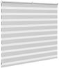 vidaXL Doppelrollo Hellgrau 165x100 cm Stoffbreite 160,9 cm Polyester 4014430 Bild 4