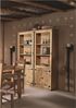 Schrank 81 x 38 x 177 cm aus massivem Kiefernholz Natur 2 Türig mit 3 Fächern Bild 3