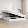 vidaXL Aufbewahrungsbett mit Matratze Weiß 200 x 200 cm Kunstleder 3370179 Bild 4