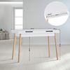 CLP Schreibtisch Porto Holztisch mit zwei Schubladen,110 cm Bild 2