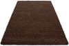 Hochflor Teppich Lux Läufer - 100x200 cm - Braun Bild 3