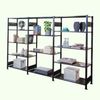 Regalwand FABIO, Stahl 200 x 300 x 50 cm, schwarz, modern, industrial design Bild 2