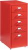 Rollcontainer Kökar mit 5 Schubladen 69x28x41 cm Rot [en. casa] Bild 3