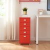 Rollcontainer Kökar mit 5 Schubladen 69x28x41 cm Rot [en. casa] Bild 2