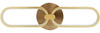 LED Wandlampe KRANG Metall Gold Bild 4