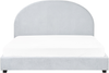 Wasserbett Stoff VAUCLUSE 160 x 200 cm Hellblau Bild 4