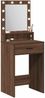 vidaXL Schminktisch Braun Eichen-Optik 50 x 41 x 135 cm Holzwerkstoff 865097 Bild 3