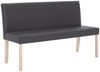 vidaXL Sitzbank 139,5 cm Grau Kunstleder 281332 Bild 2