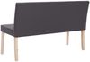 vidaXL Sitzbank 139,5 cm Grau Kunstleder 281332 Bild 5