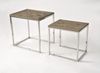 Livin Hill Beistelltisch Glamour Chrom, braune Platte GL1538/39 Bild 5