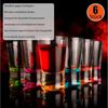 BigDean 6 Stück farbige Schnapsgläser 2cl in Geschenkbox – robuste Shotgläser spülmaschinenfest - in Gastro Qualität Bild 3