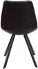 Vente-unique - LUBINE Stuhl Kunstleder Schwarz - B 59,5 cm x H 83,5 cm x L 44 cm Bild 4