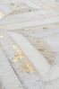 Teppich SchoenesWohnen24 Spark 410 Elfenbein / Gold 80x150 cm Bild 4