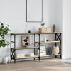 Konsolentisch, Beistelltisch, Konsole Sonoma-Eiche 150x29x76,5 cm Holzwerkstoff Bild 2