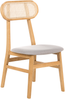 Esszimmerstuhl 2er Set FALLON Holz Hellbraun Hellgrau Bild 4