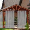 BTTO V&G Gardine OutdoorVorhang,Ösen Transparent,132x213 cm,132x244 cm(BXH) 5 Farben, (2 St), Outdoorgardine Für Balkon Terrasse Wasserdicht Bild 5