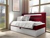 Boxspringbett 'Gladino Junior 2' rot 80x200 cm Bild 2