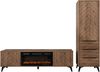 Wohnzimmer-Set Xylix Bis III (Farbe: Nuss Okapi) Bild 2