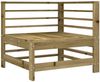 vidaXL Ecksofa mit Kissen Kiefernholz Imprägniert 825659 Bild 4