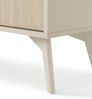 Bettso 'FIRR' Kommode mit goldenen Griffe, Holzwerkstoff Beige 80x38x106 cm Bild 5