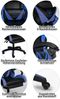 Chefsessel Stuhl Home Office Chair Racing Bürostuhl Sportsitz Büro Stuhl Schwarz / Blau Bild 5