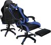 Chefsessel Stuhl Home Office Chair Racing Bürostuhl Sportsitz Büro Stuhl Schwarz / Blau Bild 2