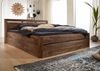 Bett Sheesham 160x200x90 rot-braun gebeizt TORONTO #160 Bild 1