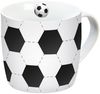 Geda Labels GmbH Tasse Ball, 1-tlg, Porzellan, Weiß, 300 ml, spülmaschinengeeignet Bild 5