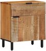 vidaXL Bettschrank Braun 50 x 33 x 60 cm Massivholz Akazie 4017764 Bild 2