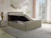 Vente-unique - MAKANA Bett Samt Schokoladenbraun - B 160 cm x H 108 cm x L 213 cm Bild 3