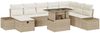 vidaXL Garten-Sofa-Set 11 pcs Beige Poly Rattan 3359898 Bild 2