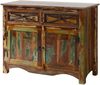 Sideboard Altholz 110x45x85 mehrfarbig lackiert NATURE OF SPIRIT #130 Bild 1