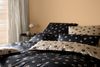 Elegante Mako Satin Bettwäsche Paws 24541-9 Pfoten Schwarz 135x200 Bild 3
