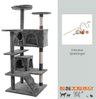 Kratzbaum Katzenbaum Katzenkratzbaum 130 cm Kletterbaum Coco Spielbaum Hellgrau Bild 5