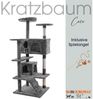 Kratzbaum Katzenbaum Katzenkratzbaum 130 cm Kletterbaum Coco Spielbaum Hellgrau Bild 2