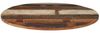 vidaXL Tischplatte Rund 70 cm 15-16 mm Altholz Massiv 286034 Bild 3