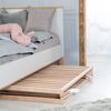 roba Klappbett 'Fold Up' 60 x 120 - Klappbares Babybett aus Holz - 2-fach höhenverstellbar - Buche natur Bild 2