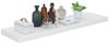 vidaXL Schweberegal Hochglanz-Weiß 90x23,5x3,8 cm MDF 323754 Bild 3