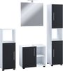 VCM Badmöbel Sets Flandu 917693 Weiß / Schwarz H. 160 x B. 122 x T. 30 cm Bild 2