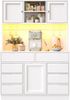 OKWISH Hochschrank Küchen-Hochschrank (Küchenschrank– Smart LED Beleuchtung, 1-St, 120*40*183.5cm) Bild 2