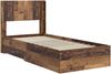 vidaXL Bettgestell mit Stauraum und Kopfteil Altholz 90 x 200 cm 3414513 Bild 4