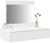 vidaXL Schminktisch mit Schubladen Weiß 83 x 40 x 70 cm Holzwerkstoff 865199 Bild 3