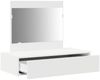 vidaXL Schminktisch mit Schubladen Weiß 83 x 40 x 70 cm Holzwerkstoff 865199 Bild 5