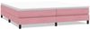 vidaXL Boxspringbett ohne Matratze Rosa 200x220 cm Samt 3315896 Bild 2