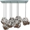 KAWOLA Hängeleuchte EDESSA Hängelampe 7-flammig Glas silber 150 x 44 x 95 cm Bild 3