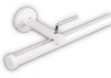 Deco-Raum® Gardinenschiene Innenlauf Weiß Modern | Länge: 210cm | Material: Aluminium | Farbe: Weiß Bild 4
