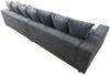 Modernes Big Sofa Wohnlandschaft Sofa Couch Jumbo XXL 3 - hellgrau Bild 3
